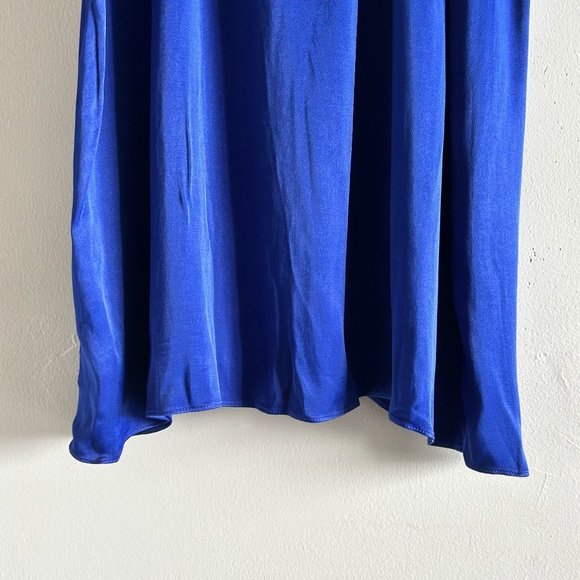 Anthropologie — Giverny Midi Slip Dress (Blue) — Size 8 - Picture 14 of 16